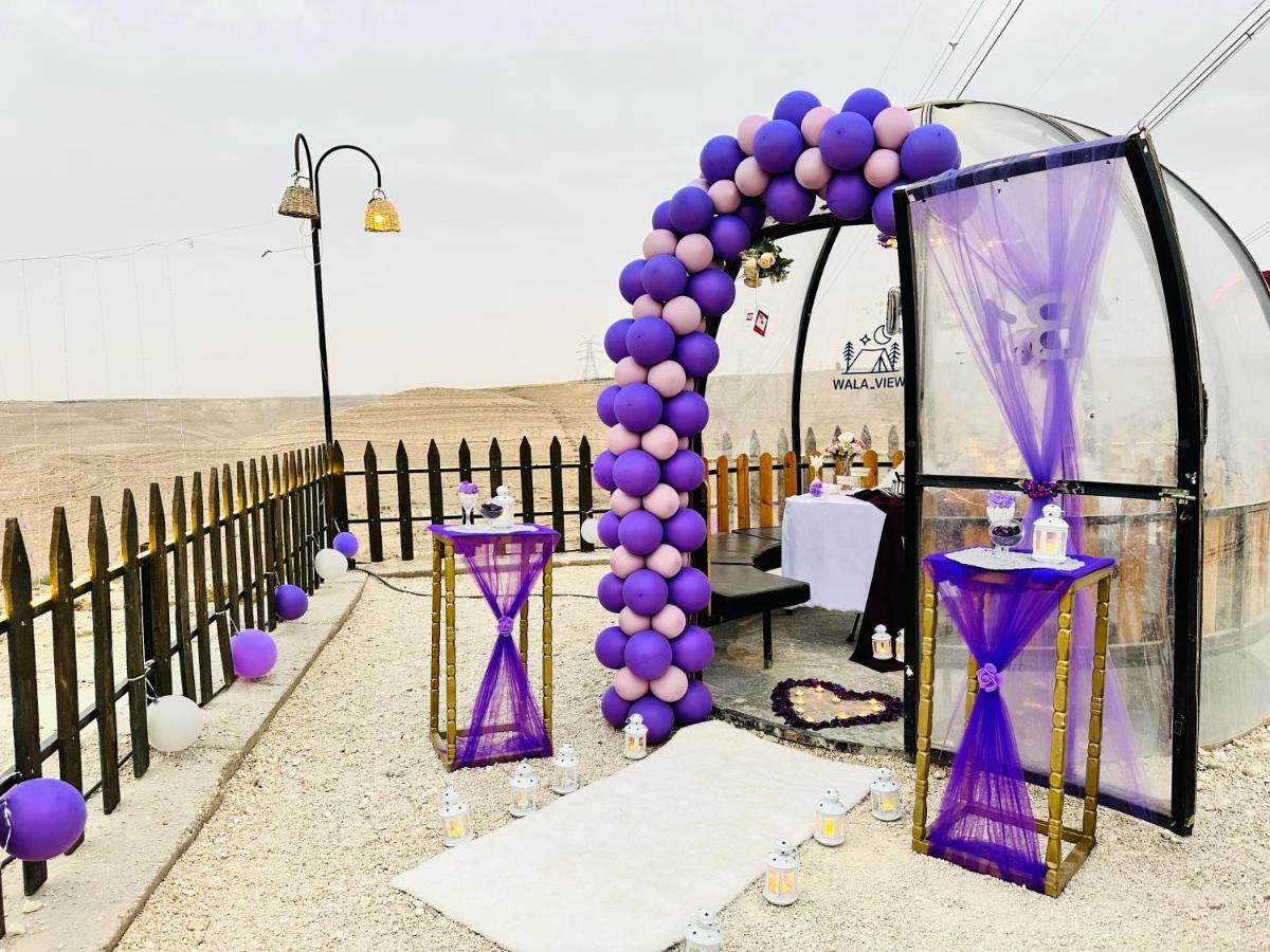 Wadi Al-Wala View Camp Hotel Madaba Eksteriør billede